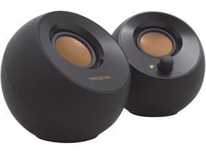Creative Pebble 2.0 USB Desktop Speakers, Compact Stereo Sound, Far-Field Drivers, PC & Laptop Audio