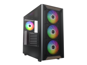 Montech XRWood Black Black Computer Cases - ATX Form