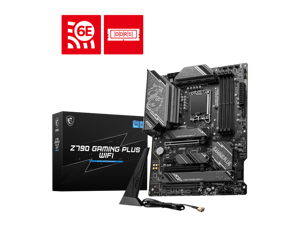 MSI Z790 GAMING PLUS WIFI LGA 1700 Intel Z790 SATA 6Gb/s ATX DDR5 PCI-E x16 slot Wi-Fi 6E 2.5Gbps LAN 4x M.2  EZ Debug LED Motherboard