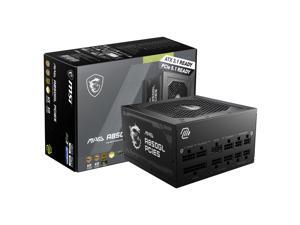 MSI MAG A850GL PCIE5, Fully Modular Compact Gaming 850W Power Supply, 80+ Gold, ATX 3.1 & PCIe 5.1 Ready, Native Dual-color 12V-2x6 cable, 10 Year Warranty