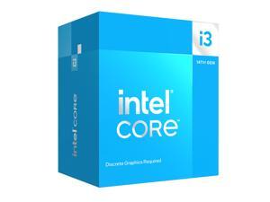 Intel Core i3-14100F - Core i3 14th Gen Raptor Lake 4-Core (4P+0E) LGA 1700 58W None Integrated Graphics Processor - BX8071514100F