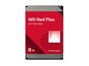 WD Red Plus 8TB 5640 RPM 256MB Cache SATA 6.0Gb/s 3.5" Hard Drives --WD80EFPX