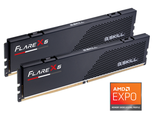 G.SKILL Flare X Series 64GB (2 x 32GB) 288-Pin PC RAM DDR5 6000 (PC5 48000) Desktop Memory Model F5-6000J3040G32GX2-FX5