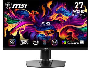 MSI 27" WQHD 2K 1440P 360Hz with FreeSync Premium & G-Sync Compatible 0.03ms HDR400 USB-C OLED Gaming Computer Monitor with Height Adjustable, Pivot, Swivel & Tilt Stand PC & Console Gaming