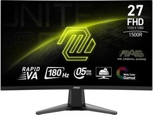 MSI 27 inch Full HD 180Hz AMD FreeSync 0.5ms HDR Ready Curved Gaming Computer Monitor MAG 27C6F