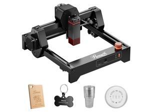 Rosewill  Mini Laser Engraver 3.5W Diode Laser Engraving & Cutting Machine, 12000mm/min High Speed,  0.04mm Compressed Spot, ,130x140mm Engraving Area,Portable Engraver Eye Protection