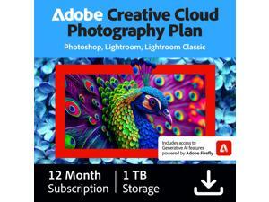 Adobe - Creative Cloud Photography Plan 1TB (1-Year Subscription) - Mac, Windows, iOS [Digital]
