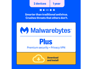 Malwarebytes Plus (Premium Security + Privacy VPN) - 2 Device / 1 Year - Download