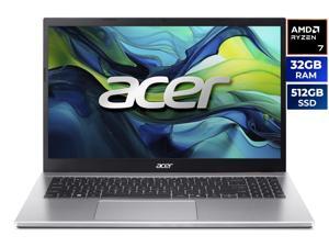 Acer Aspire Go 15 15.6" AMD Ryzen 7 5825U 32GB DDR4 Memory DDR4 3200 512GB PCIe Gen4 SSD Windows 11 Home AG15-42P-R6GZ