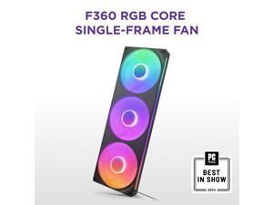 NZXT F360 RGB CORE RF-U36HF-B1 RGB LED Single-Frame RGB Fan Unit