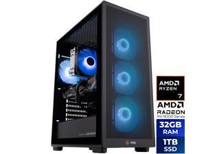 ABS Stratos II Ruby Gaming PC - Windows 11 - AMD Ryzen 7 9700X - Radeon RX 9070 XT 16GB - 32GB DDR5 6400 - 1TB M.2 SSD