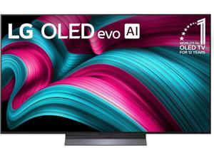LG 55-Inch Class OLED evo AI 4K C5 Series Smart TV w/Dolby Atmos, Dolby Vision, HDR10, AI Super Upscaling 4K, Filmmaker Mode, Wow Orchestra, Alexa Built-in (OLED55C5PUA, 2025)