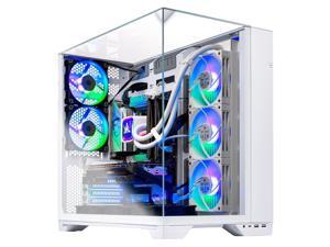 Skytech Gaming O11 Vision Gaming PC, AMD Ryzen 7 7700X 4.5GHz, AMD RX 9070 XT 16GB VRAM, 1TB NVMe SSD, 16GB DDR5 RAM 6000 Non-RGB, 850W GOLD ATX 3 PSU, 360 ARGB AIO , Wi-Fi, Win 11, Desktop
