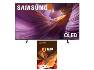Samsung QN55S85FAFXZA 55 Inch OLED HDR 4K Smart TV with Q-Symphony Pro and 5 Year Amber Protection Plan (2025)