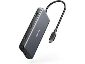 Anker USB C Hub, PowerExpand 8-in-1 USB C Adapter, with 100W Power Delivery, 4K 60Hz HDMI Port, 10Gbps USB C and 2 USB A Data Ports, Ethernet Port, microSD and SD Card Reader, for MacBook Pro and More