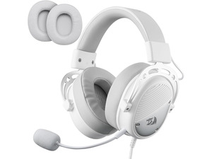 Redragon H730 USB Wired Gaming Headset - 53mm Drivers, 360° Spatial Sound, Detachable Noise-Canceling Microphone, Magnetic Replaceable Ear Cushions, Over-Ear Headphones Works for PC/PS4/PS5, Black