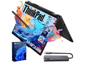 Lenovo ThinkPad T14s 2-in-1 Business Laptop,Intel Core Ultra 7 255U, 14" FHD+ Touchscreen, 16GB RAM, 2TB SSD, 5MP IR Camera, Fingerprint, Backlit, Wi-Fi 7, HDMI, Windows 11 Pro, 7-in-1 Hub Bundle