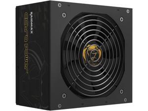 RAIDMAX Cobra ATX 3.1 Power Supply 850W, Fully Modular 80+ Gold Certified Gaming PSU, PCIe Gen 5 Ready, High-Performance Power Supply for Gaming PCs,RoHS,Active PFC,Black Flat Cables, 5 Years Warranty