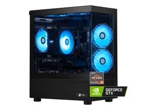 Ningmei Gaming PC Desktop, AMD Ryzen 5 5500 4.2GHz, GeForce GTX 1660 Super PC, 16GB DDR4 3200MHz, 1TB SSD NVMe, 650W PSU, 11AC Wi-Fi,  Windows 11 Home 64-bit, prebuilt gaming pc, black