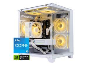 ALCPOK X1 Gaming Desktop PC  Intel Core i5-14400F, GeForce RTX 5060 8GB, 32GB DDR4 3200MHz RAM, 1TB NVMe SSD, Wi-Fi 6E, Windows 11 Home