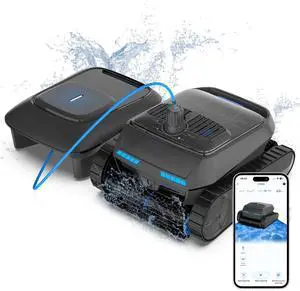 AIRROBO All-In-1 Pool Cleaner + Surface Skimmer (Floor, Walls, Waterline and Surface Cleaning),150min Runtime