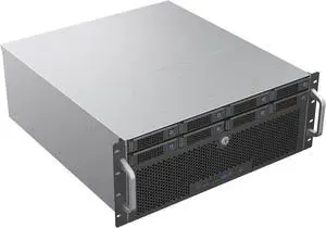Rosewill 4U Rackmount Server Chassis | Server Chassis | Supports up to 8 x 3.5" 12Gbps Hot Swap SATA/SAS | ATX Compatible | 6 x 80mm PWM Fan | USB 3.2 Type-C | RSV-H408