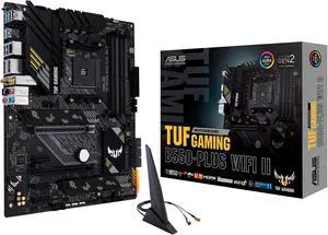 ASUS TUF GAMING B550-PLUS WIFI II AM4 AMD B550 ATX AMD Motherboard