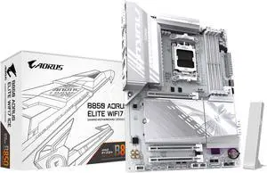 GIGABYTE B850 AORUS ELITE WIFI7 ICE AMD AM5 LGA 1718 Motherboard, ATX, DDR5, 3x M.2, PCIe 5.0, USB-C, WIFI7, 2.5GbE LAN, EZ-Latch, 5-Year Warranty