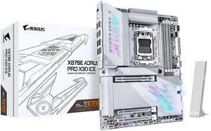 GIGABYTE X870E AORUS PRO X3D ICE AM5 AMD X870E ATX Motherboard
