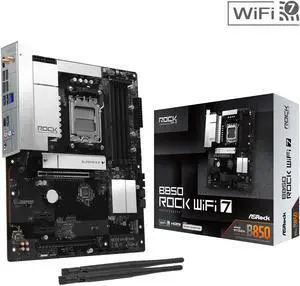 AMD B850 Rock WiFi 7 AM5 AMD B850 ATX Motherboards