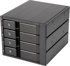 Athena Power BP-TLA3141SAS12 12 Gbps Mini-SAS HD Hot-Swap SAS / SATA 3.5" HDD Internal Hard Drive Backplane Module - OEM