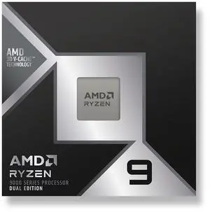 AMD Ryzen 9 9950X3D2 Dual Edition - Ryzen 9 9000 Series Granite Ridge 16-Core 4.3 GHz Socket AM5 200W AMD Radeon Graphics Desktop CPU Processor - 100-100001978WOF