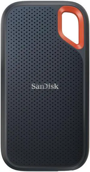 SanDisk 2TB Extreme Portable SSD - Up to 1050MB/s, USB-C, USB 3.2 Gen 2, IP65 Water and Dust Resistance, Updated Firmware - External Solid State Drive - SDSSDE61-2T00-G25