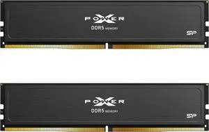 Silicon Power Value Gaming DDR5 64GB (2x32GB) 6000MT/s (PC5-48000) 288-pin CL30 1.35V UDIMM Desktop RAM Computer Memory w/Heatsink (SP064GXLWU60AFDJ)