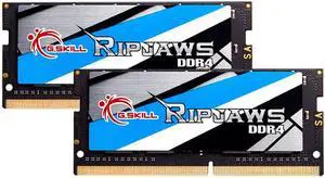 G.SKILL Ripjaws Series 32GB (2 x 16GB) 260-Pin DDR4 SO-DIMM DDR4 3200 (PC4 25600) Laptop Memory Model F4-3200C22D-32GRS
