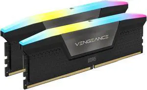 CORSAIR Vengeance RGB 64GB (2 x 32GB) 288-Pin PC RAM DDR5 5600 (PC5 44800) Desktop Memory Model CMH64GX5M2D5600C40