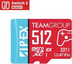 microSDXC 512GB compatible Nintendo Switch Steam Deck ROG Ally up to 800MB/s