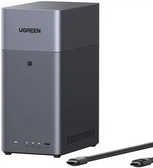DH2300 UGREEN NASync DH2300 Storage Hub with HDMI Cable 2-bay, Rockchip RK3576 8-Core CPU, 4GB LPDDR4X, 1GB