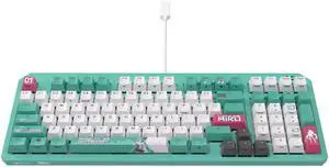 ASUS TUF Gaming K3 Gen II Hatsune Miku Edition Optical-Mechanical RGB Keyboard with IP57 Waterproof and Dust Resistance