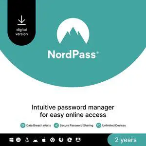 NordPass Password Manager 2 Years