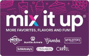 Mix It Up $10 Gift Card (Email Delivery)