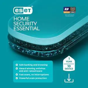 ESET Home Security Essential 2026 - 10 Devices/ 1 Year Download