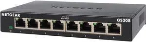 Netgear GS308 8-Port Gigabit Ethernet Unmanaged Switch, GS308-300PAS