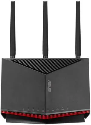ASUS RT-BE86U BE6800 Dual-Band WiFi 7 Router, Supports 4096-QAM, MLO, AI WAN Detection, AiMesh, Subscription-Free Network Security, and Comprehensive VPN Features, Guest Network Pro, Gaming
