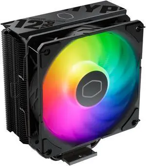 Cooler Master Hyper 212 PRO ARGB CPU Air Cooler - 120mm High Performance PWM Fan, 4 Copper Heat Pipes, Sleek Design Top Cover, Low Noise & Easy Installation, AMD AM5/AM4 & Intel LGA 1851/1700