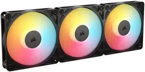 CORSAIR RS120-R ARGB 120mm PWM Reverse Fans Triple Pack – Reverse Fan  Blade – Eight Vibrant RGB LEDs – Magnetic Dome Bearing – Daisy-Chain 4-Pin  PWM and +5V ARGB Connections