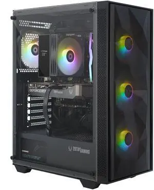 ZOTAC GAMING MEK Series Gaming PCs - NVIDIA GeForce RTX 5050, AMD Ryzen 5 5500 4.2GHz, 16GB RGB DDR4, 1TB NVME M.2 SSD, 650W 80+ GOLD PSU, WiFi 6E, Windows 11 Home