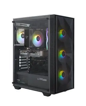 Zotac GAMING MEK AI-Enhanced Gaming PC Desktop Computer - NVIDIA GeForce RTX 5060, AMD Ryzen 5 5500 4.2GHz, 16GB RGB DDR4, 1TB NVME M.2 SSD, 650W 80+ GOLD PSU, WiFi 6E, Windows 11 Home