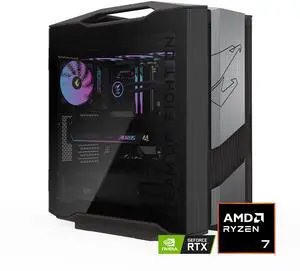 GIGABYTE AORUS SUPREME 5 Gaming Desktop PC, AMD Ryzen 7 9800X3D, AORUS RTX 5090, 64GB DDR5 RAM, 2TB Gen5 NVMe SSD, Windows 11 Home, Black