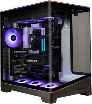 STORMCRAFT Gaming PC VALKYRIE AMD Ryzen 7 9800X3D NVIDIA GeForce RTX 5080 2TB SSD 32GB DDR5 6000MHz RGB 360mm AIO 850W PSU Windows 11 Home - VA980XDCC-580N1